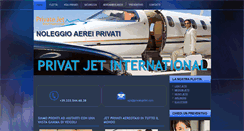Desktop Screenshot of aereoprivato.com